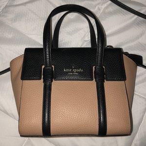 Kate Spade Crossbody black & tan leather
